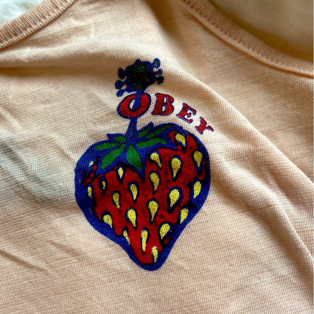 Strawberry Guitar Obey Tank